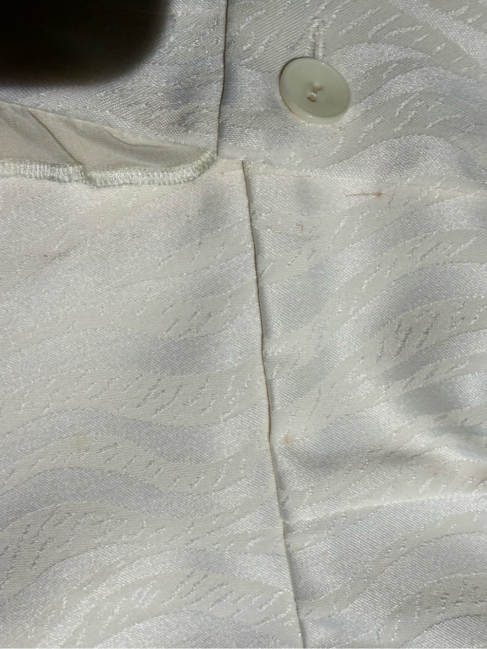 Ruby Rox Cream Textured Ruffle-Hem Blazer - Picture 4 of 14